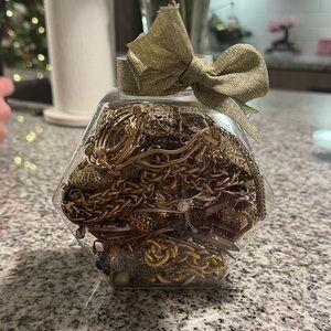 Mystery Jewelry Jar gold + silver